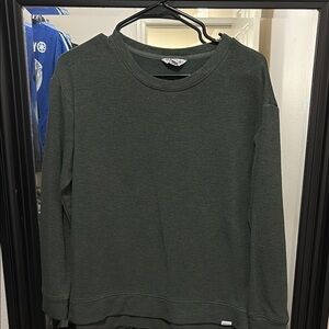 Orvis Green Crewneck Sweater Classic Knit